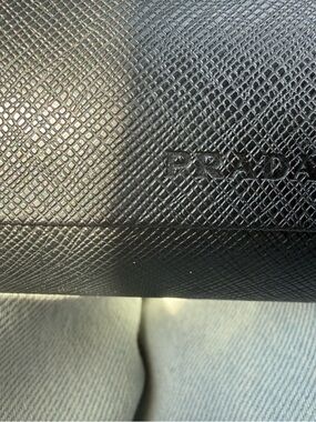 Prada Black Saffiano Leather Card Case